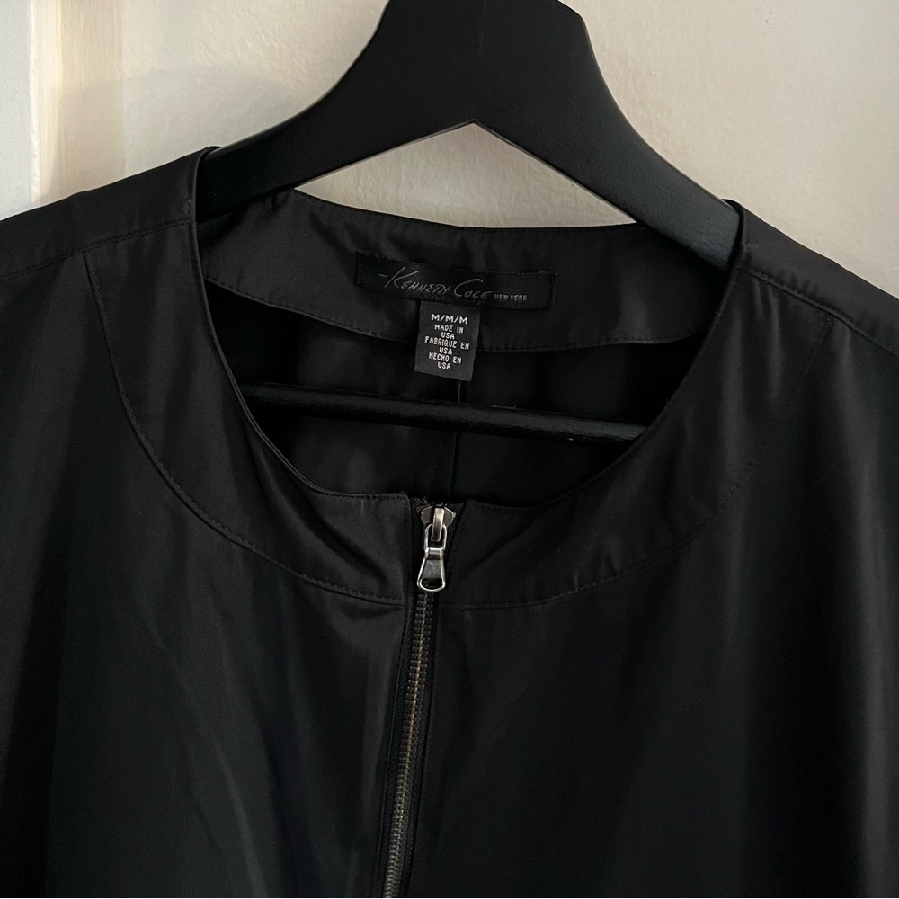 Kenneth Cole M Solid Black Cropped Bubble Flight … - image 4